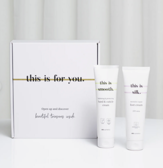 Cadeauset &#039;this is us.&#039;  | hand &amp; cuticle cream (150ml) + foot cream (150ml)