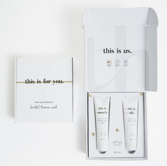 Cadeauset &#039;this is us.&#039;  | hand &amp; cuticle cream (150ml) + foot cream (150ml)