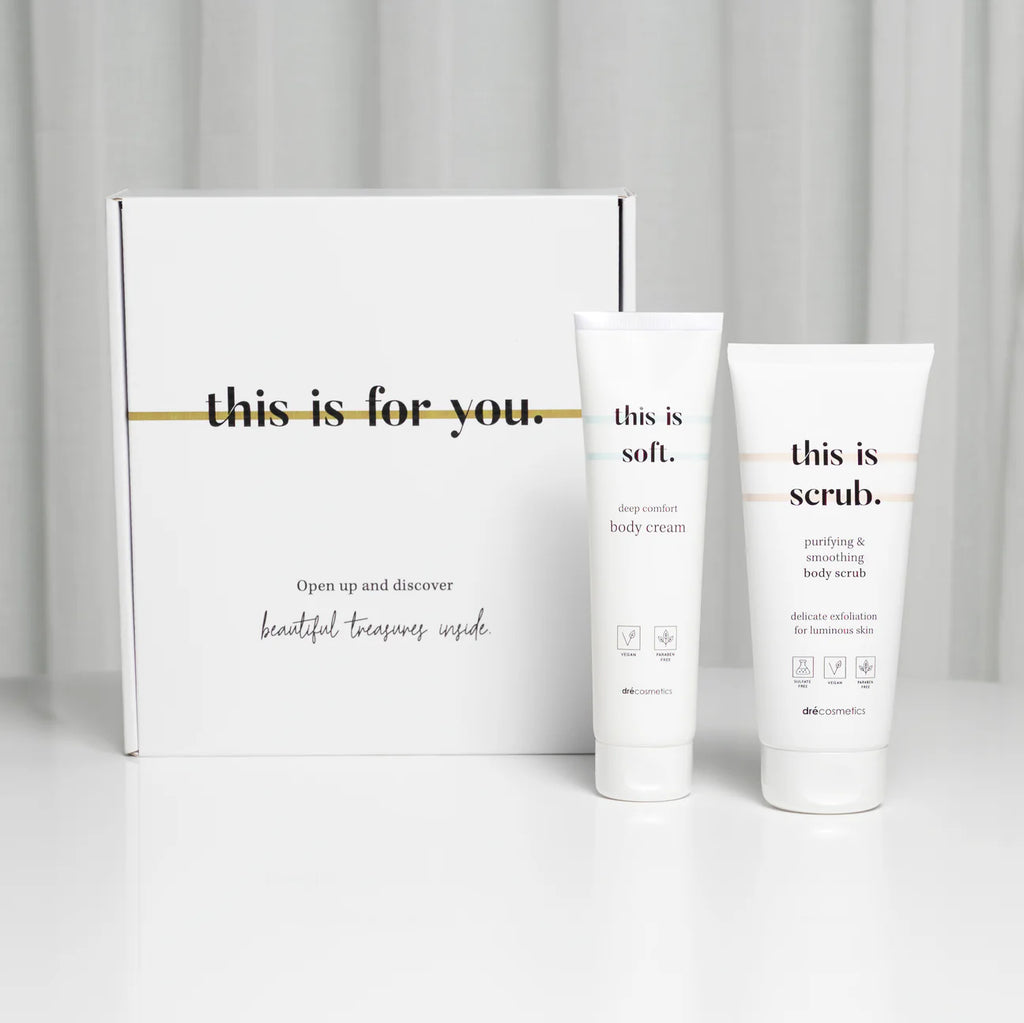 TIU - Cadeauset : body scrub (200ml) + body cream (150ml)