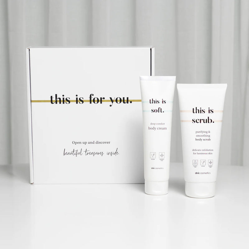 TIU - Cadeauset : body scrub (200ml) + body cream (150ml)
