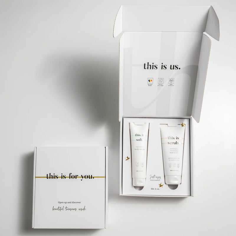 TIU - Cadeauset : body scrub (200ml) + body cream (150ml)