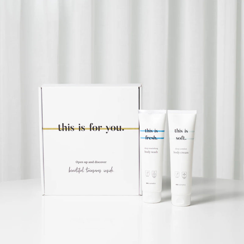 TIU - Cadeauset :  body wash (150ml) + body cream (150ml)